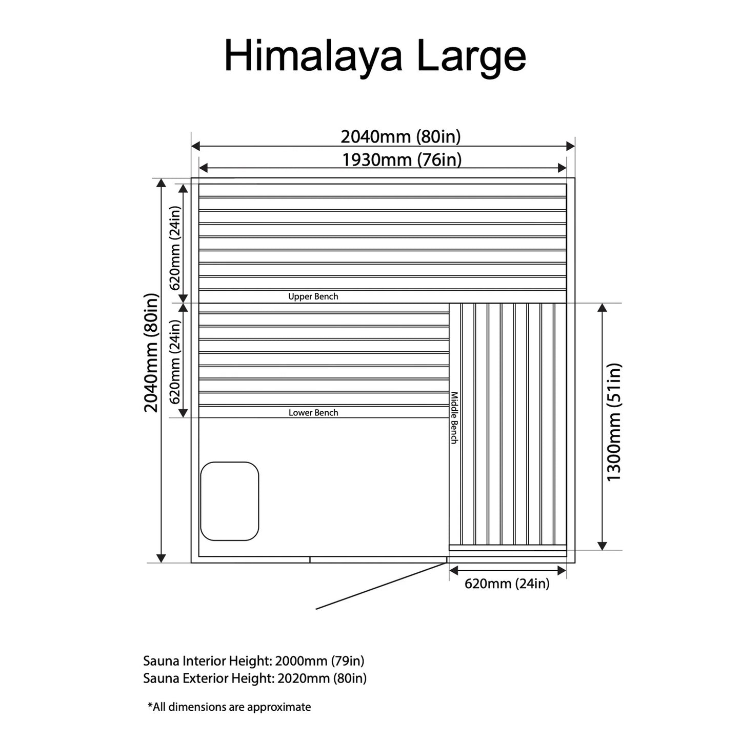 Himalaya Salt Indoor Sauna