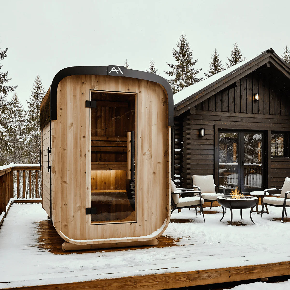 Blackwater 1-2 Person Mini-Cube Sauna Outdoor