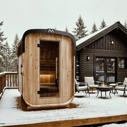 Blackwater 1-2 Person Mini-Cube Sauna Outdoor