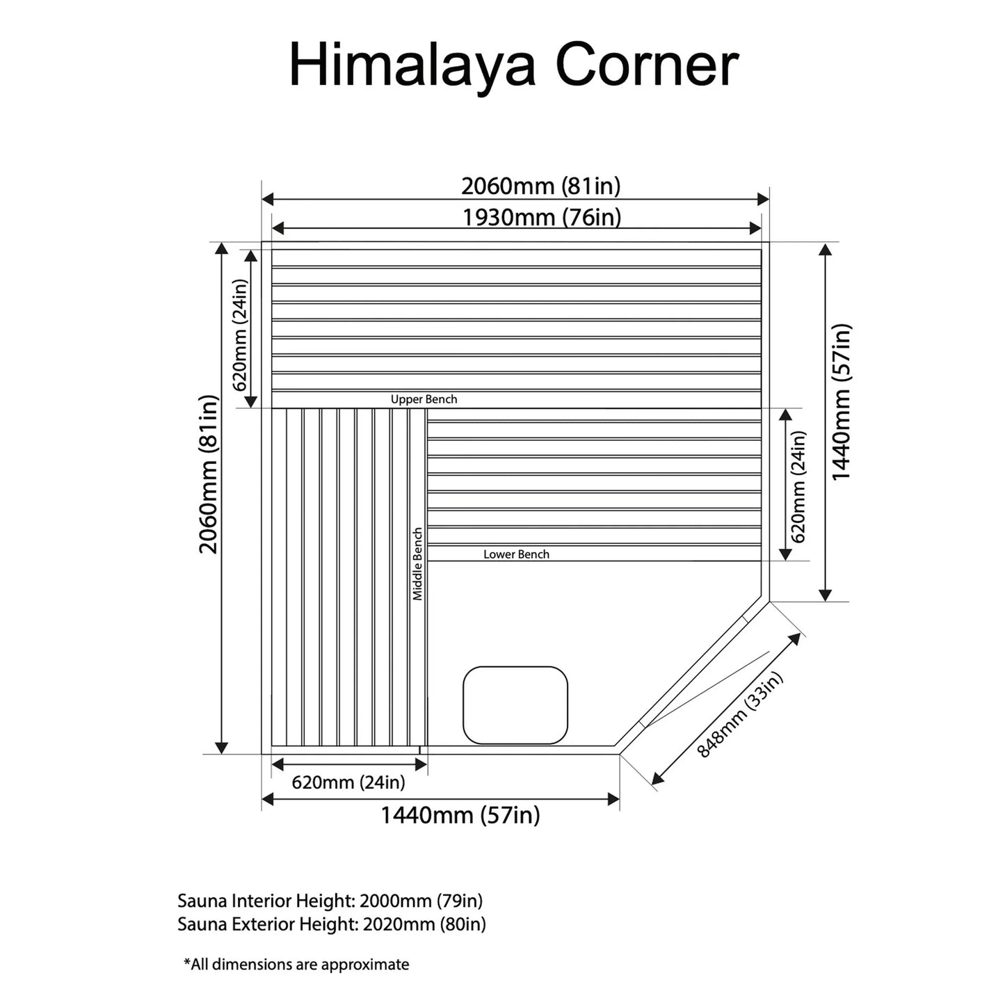 Himalaya Salt Indoor Sauna