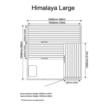 Himalaya Salt Indoor Sauna