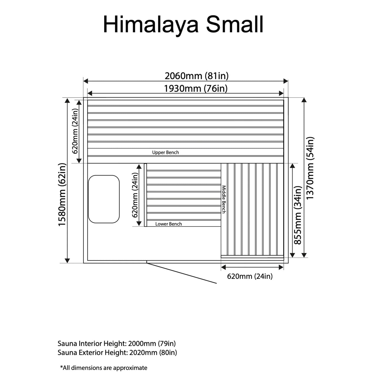 Himalaya Salt Indoor Sauna